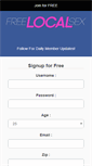 Mobile Screenshot of freelocalsex.net